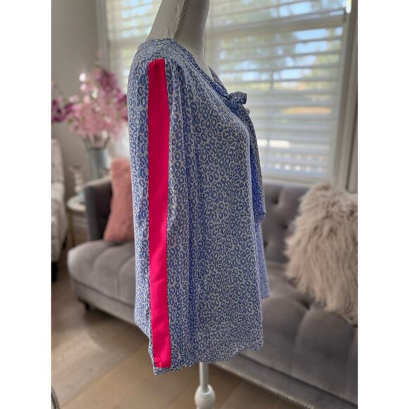 MSRP $138 Saks Sail to Sable Printed Blouse Size L | SAME DAY SHIP or NEXT DAY - Picture 3 of 6